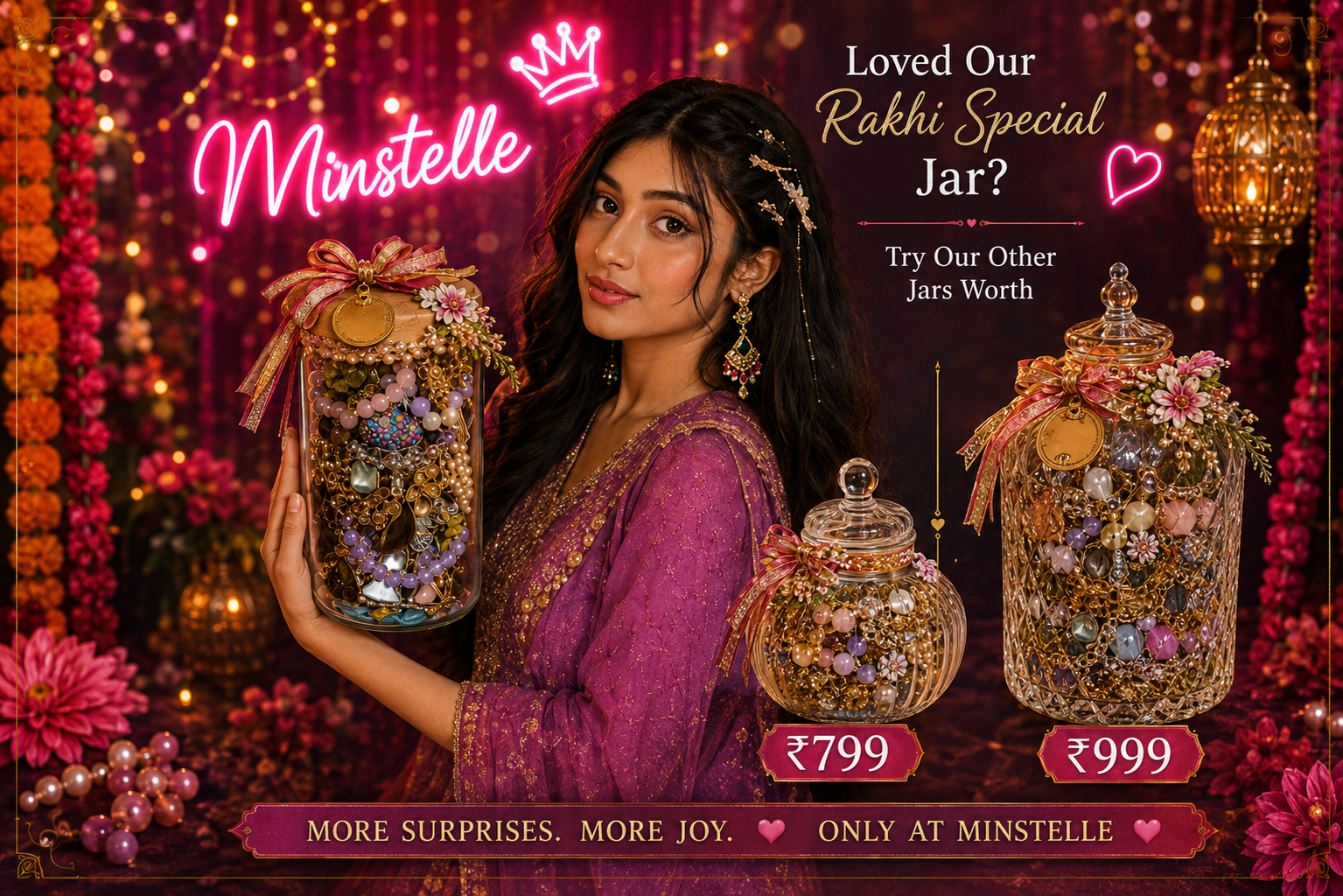 Mystery Jewellery Rakhi Jar (Raksha Bandhan Edition)🏵️