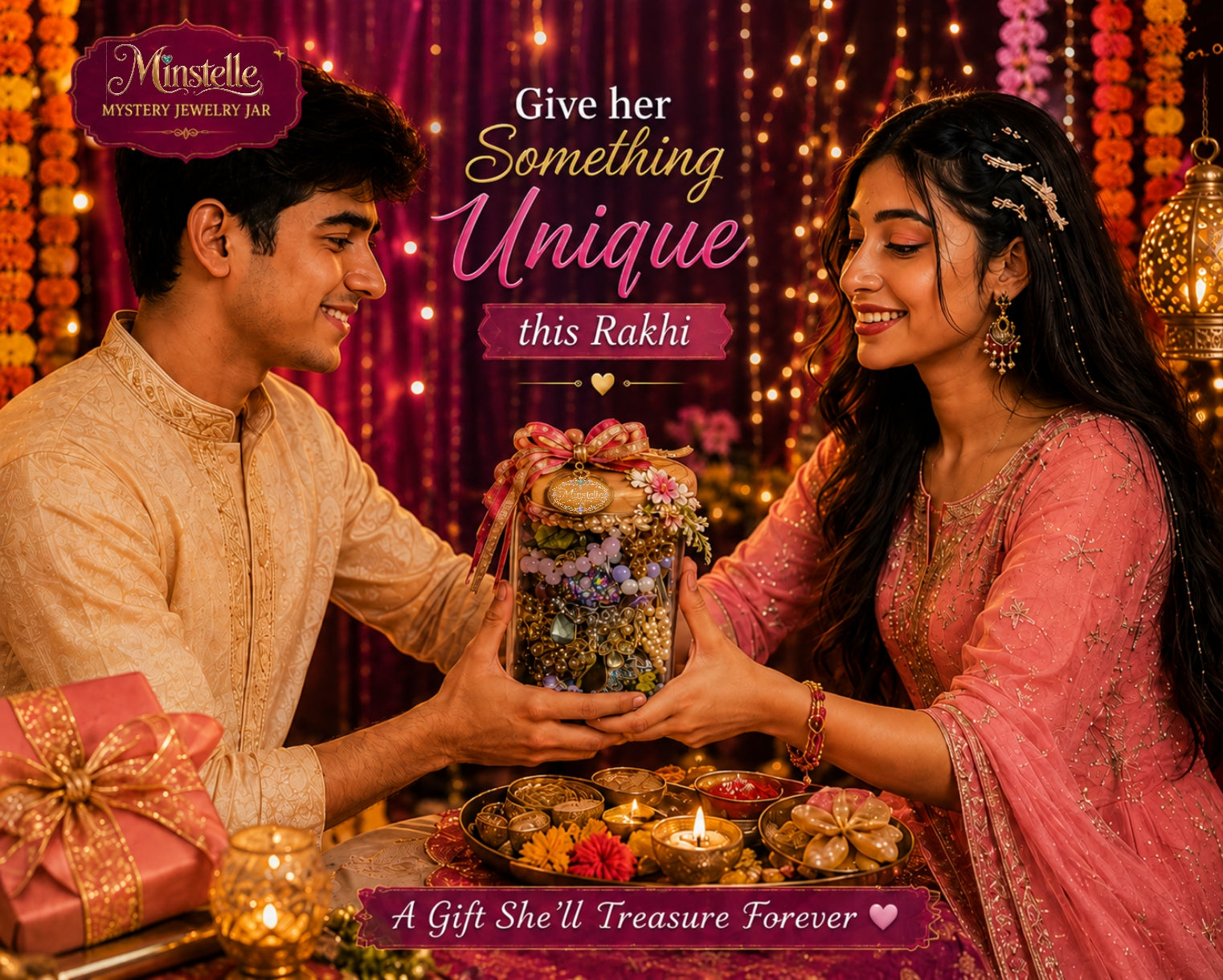 Mystery Jewellery Rakhi Jar (Raksha Bandhan Edition)🏵️