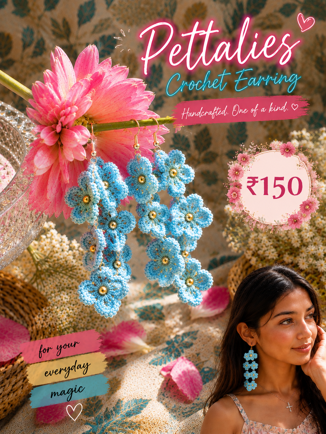 Pettalies Crochet Earring🌸